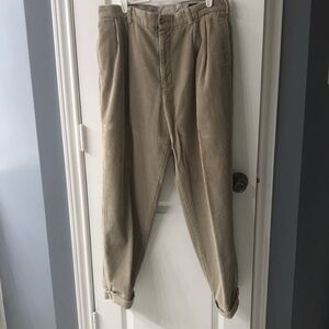 Daniel Cremieux Men's Tan Corduroy Pants
